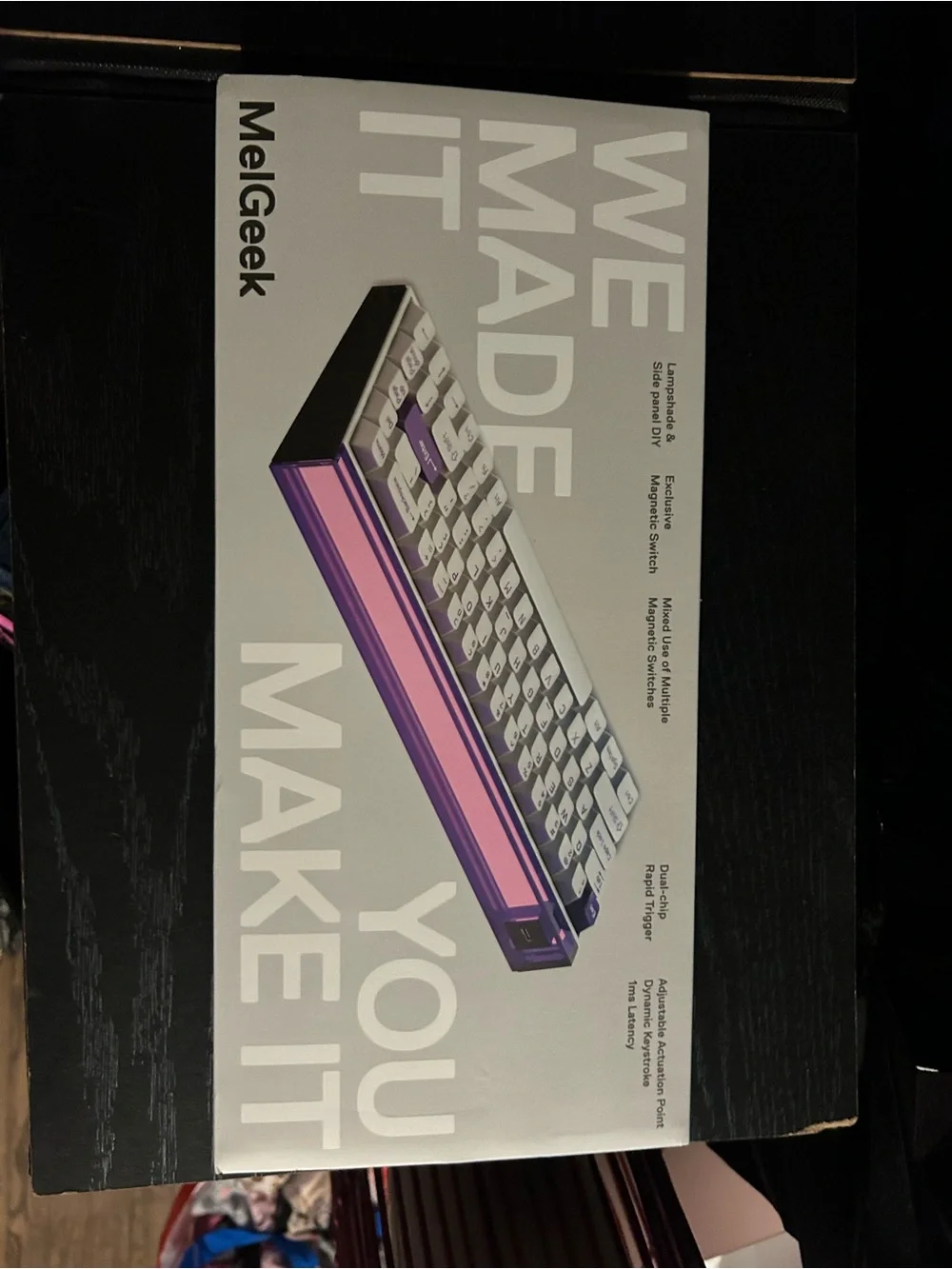 Violet Aluminum Mechanical Keyboard - Purple Accent